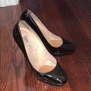 Jimmy Choo patent leather pumps
